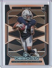2020 Panini Obsidian Draft Picks K.J. KJ HAMLER Orange RC Rookie Card 20/25
