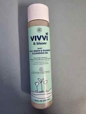 2 PACK Vivvi  Bloom Gentle 2-in-1 Baby Wash  Shampoo Cleansing Gel - 10oz