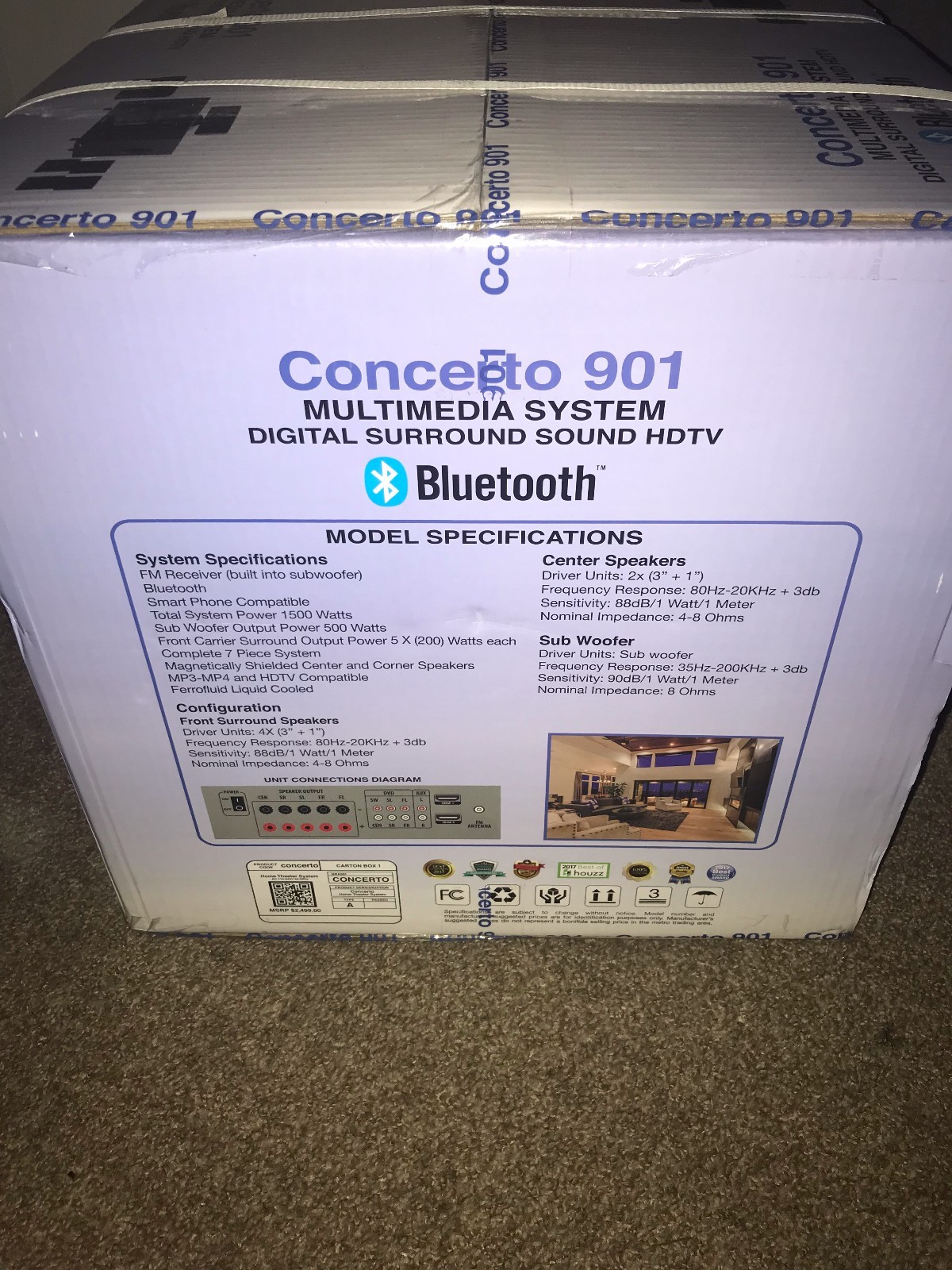 concerto 901 multimedia system