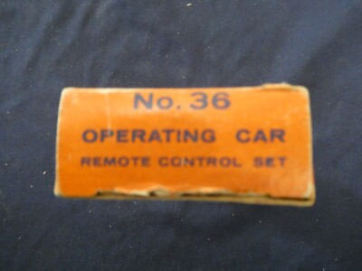 LIONEL 36 OPERATING CAR REMOTE CONTROL SET ORIGINAL BOX ONLY LN ALL ...