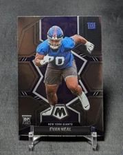 Evan Neal Rookie RC 2022 Mosaic Football Base Card #368 New York Giants