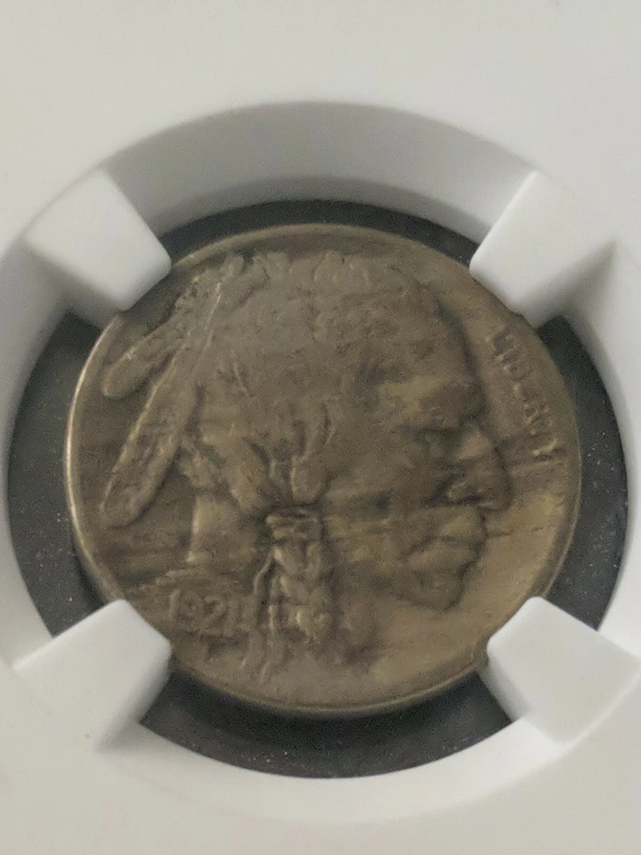 1921-S San Francisco Mint Buffalo Nickel Key Date NGC VF-35 - Image 2 of 4