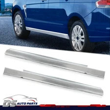 Fit For 2008-2011 Ford Focus Silver Slip-on Rocker Panel 4 door Left + Right