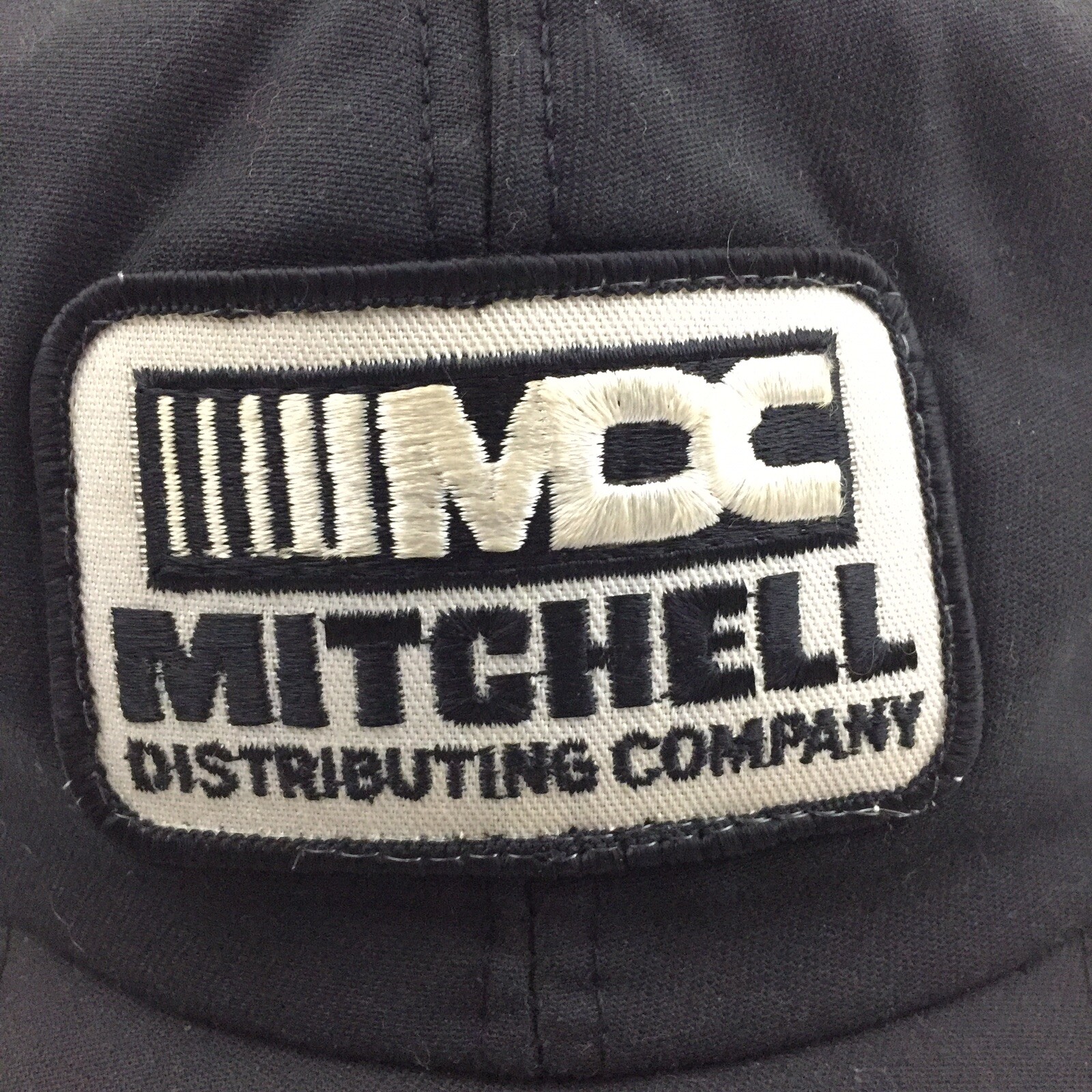 Vtg MDC Mitchell Distributing Patch Hat USA Mesh … - image 2