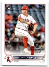 2022 TOPPS MONTGOMERY CLUB STAMP JHONATHAN DIAZ LOS ANGELES ANGELS #332