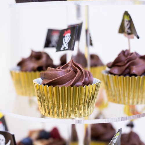 24 Stück Pirate Tortenstecker Piraten Kuchendeckel Cupcake Topper Birthday Ku... - Bild 8 von 8