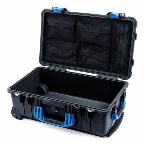 Black & Blue Pelican 1510 case. No foam. Comes with mesh Lid organizer - Picture 1 of 4
