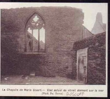 1909  --  ROSCOFF LA CHAPELLE DE MARIE STUART EN RUINES   £623