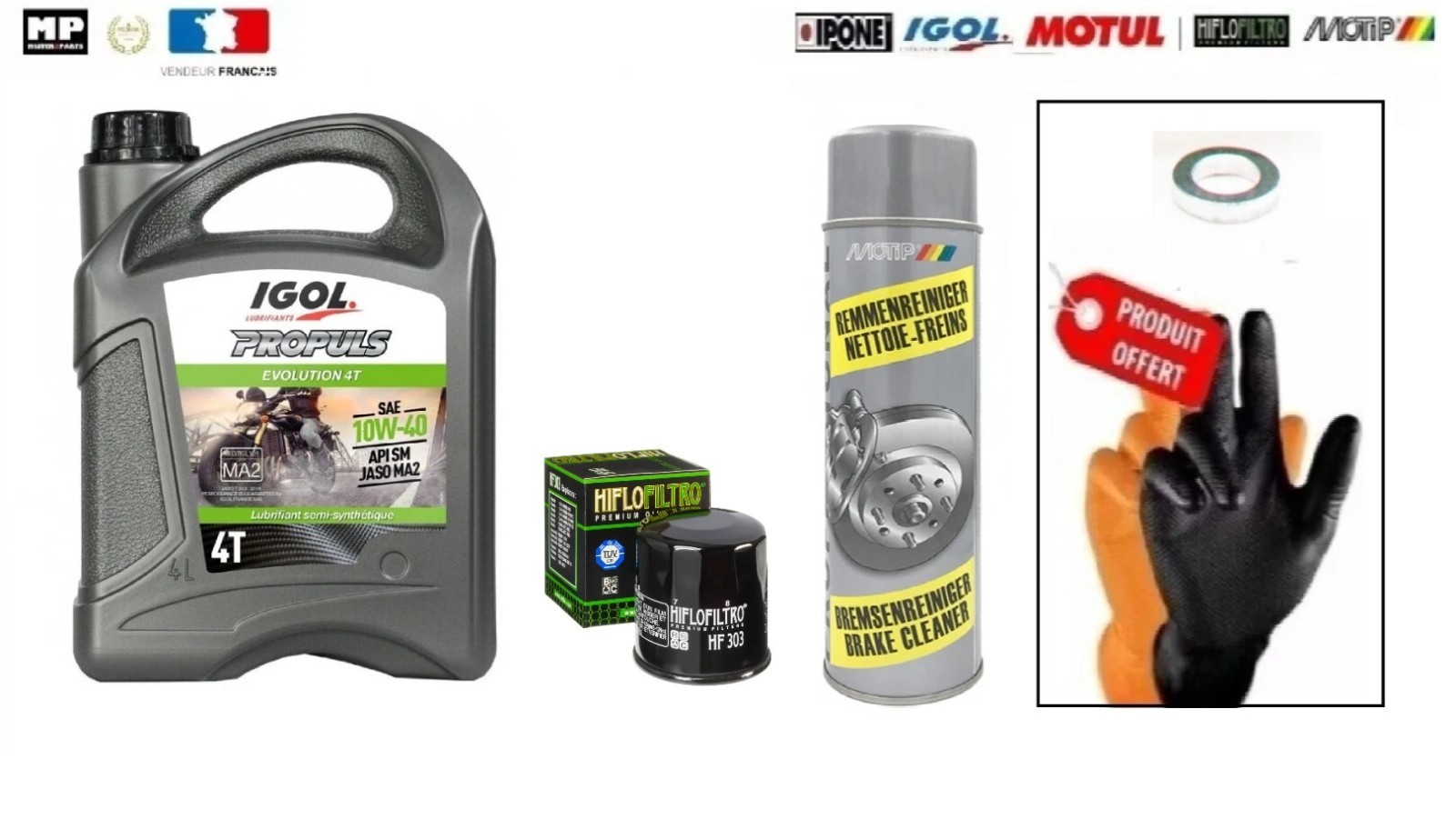 Kit vidange HONDA CB 1000 F 93-96 IGOL pour stopper l'usure mécanique prématurée