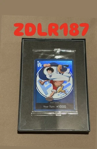ONE (1) LA Dodgers One Piece Promo Cards ONLY Monkey D Luffy SGA japan anime