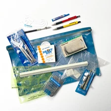 Mixed Lot Staedtler + Drafting Engineer - Marsmicro 0.5 & 0.7 Ruling Pens & More