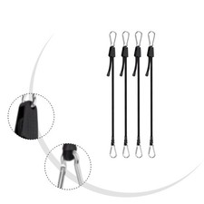 Volleyball Net Tie Down Straps Adjustable 1m Bungee Cords with Secure Snap Hook