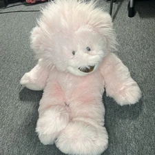 Commonwealth Jumbo Floppy Pink Lion Plush 28"  1994 Sitting Vintage Rare