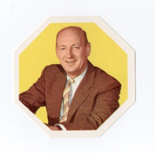 1961-62 YORK PEANUT BUTTER HOCKEY CARD PUNCH IMLACH TORONTO MAPLE LEAFS #38