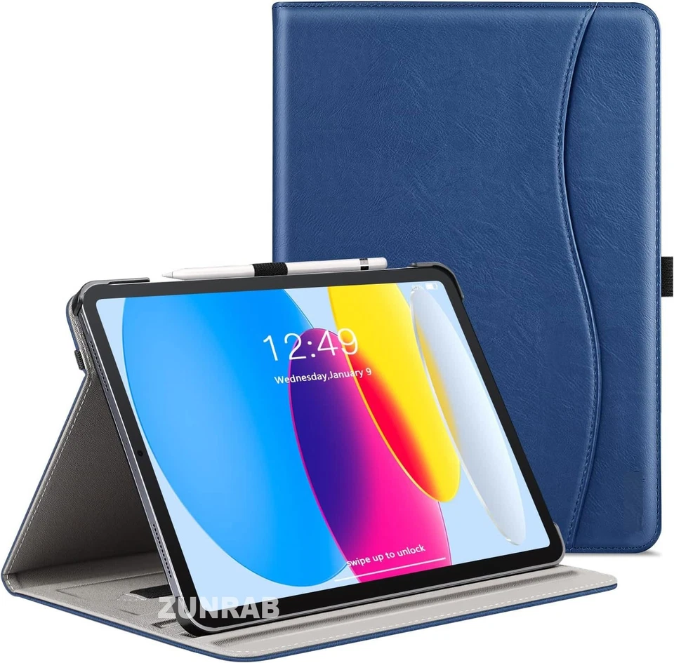Genuine Leather Luxury Case Cover For Apple iPad 9th 8th 7th Generation 10.2'' - Image 3 of 4