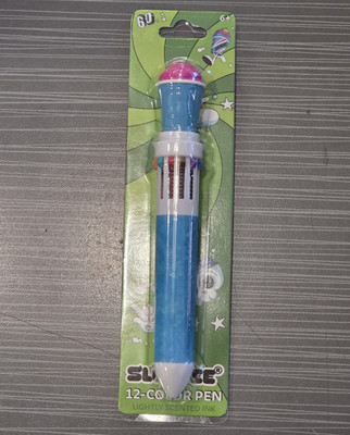 SLURPEE 12-Color Novelty Pen, Lightly Scented Ink, Cartoon, Blister Pack