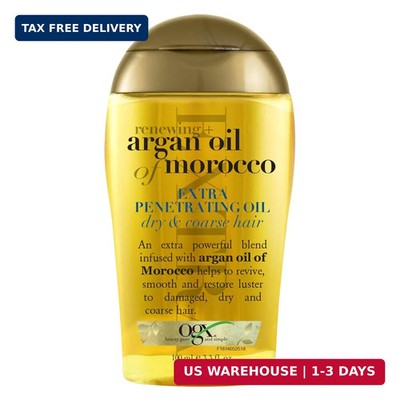 OGX Renewing + Argan Oil of Morocco Hair Oil, Extra Strength Penetrating Serum T