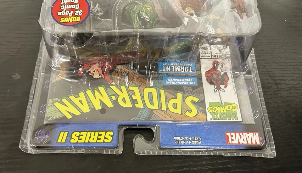 Figura de acción 2001 Spider-Man Classics Serie 2: Battle Ravaged Spider Man NUEVO Foto 3 de 4