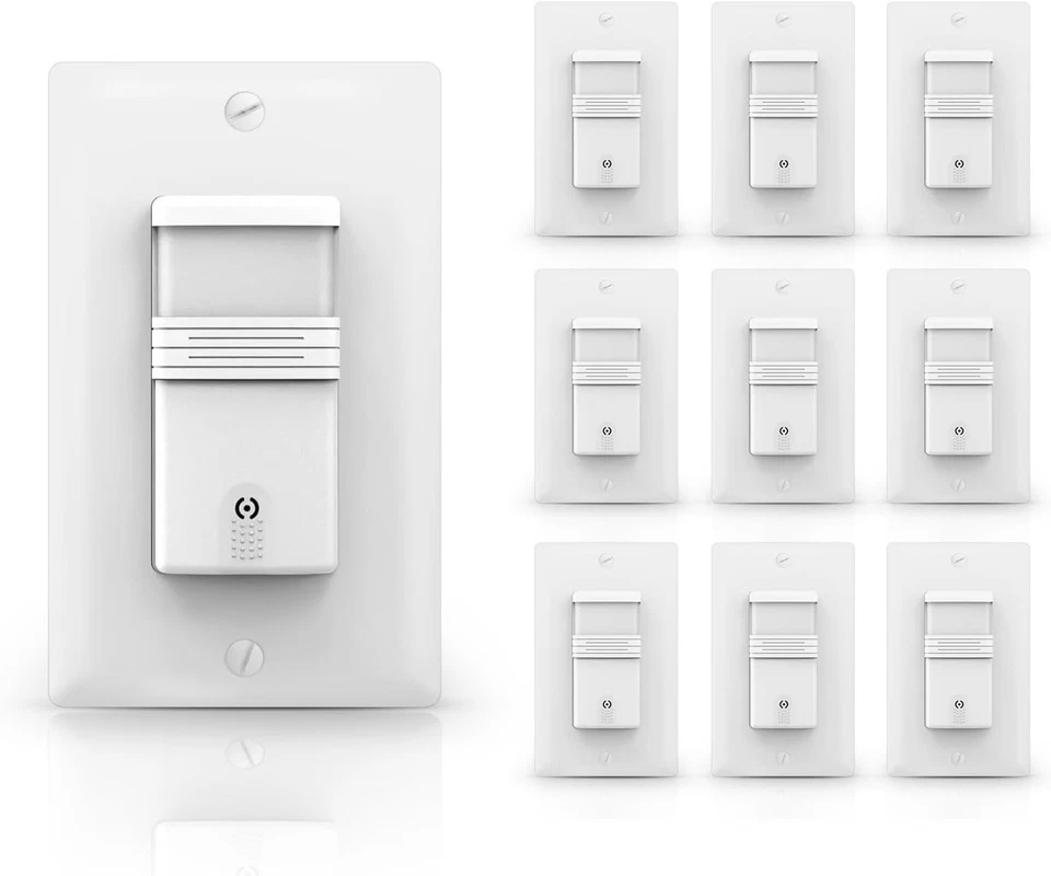 Motion Sensor Light Switch, 10-Pack, PIR Activated - Image 3 of 4