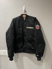 Vintage STARTER Los Angeles Raiders Satin Jacket Size Medium