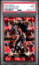 2023 PANINI SELECT RED CRACKED ICE #31 PAOLO BANCHERO PSA 9
