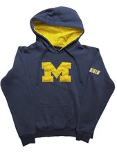 Colosseum Hoodie Sweatshirt Women  s Size S Blue Yellow University of Michigan
