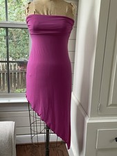 Urban Outfitters Y2K Asymmetrical Sleeveless Midi Dress Pink Women’s Small NWT