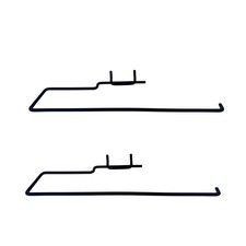 2 Pack Pegboard Paper Towel Holder Peg Board Organization Accessories Black