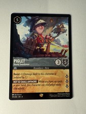 Piglet Sturdy Swordsman 191/204 Legendary Ursula's Return Chapter 4 Lorcana
