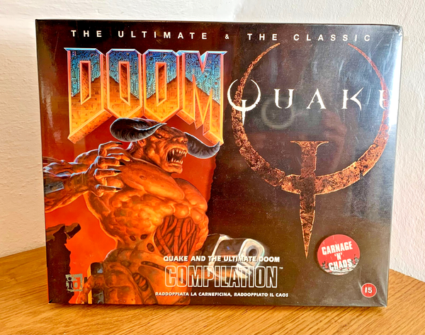 Doom + Quake Compilation Big Box Pc Sealed / Computer Game Brand New UngeöFfnet-image