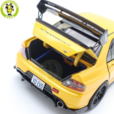 1/18 Mitsubishi Lancer Evolution III yellow jdm Rays Volk umbau