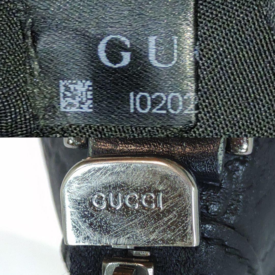 GUCCI Abbey Tote Bag 2Way Leather Black A4 Compatible Excellent Condition thumbnail 10