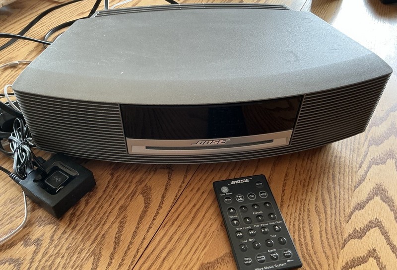 Bose Wave Music System Model AWRCC1 with Logitech Bluetooth Adapter