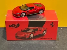 1/64 BBR MODELS FERRARI 296 GTB ROSSO IMOLA RED