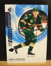 2020-21   kirill kaprizov   sp hockey   sp rookie authentics  blue  wild  rookie
