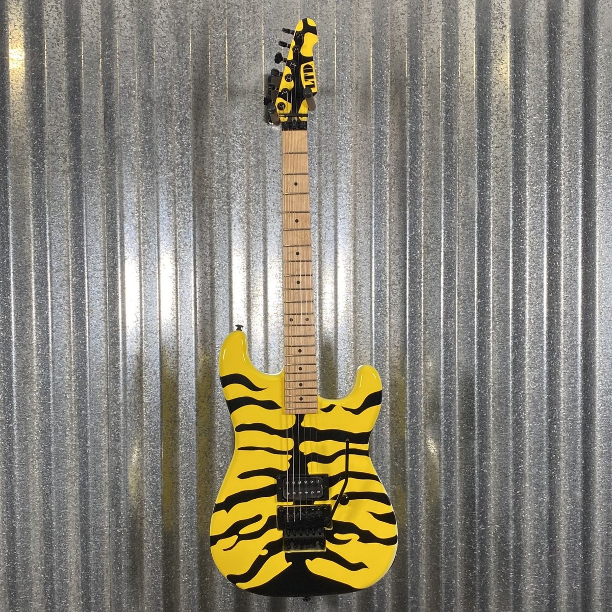 ESP LTD GL-200MT George Lynch Yellow Tiger Stripe Graphic Guitar