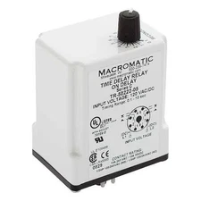Macromatic Tr-50226-08 Single Function Time Delay Relay, Octal, On Delay, 1