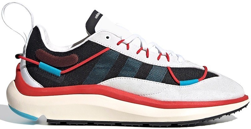 adidas Y-3 Shiku Run White Red Cyan for Sale | Authenticity