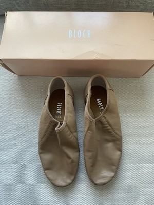 NIB Bloch Neo Flex Slip On Jazz Shoe S0495L, Tan, Girl s Dance, Size 13.5
