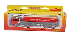 Solido Toner Gam III Renault Fire Tanker Trailer N° 3509 Sapeurs Pompiers Boxed.