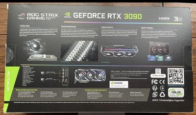 ASUS ROG Strix GeForce RTX 3090 OC 24GB GDDR6X Graphics Card for