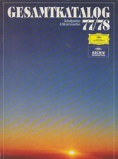 GESAMTKATALOG 77-78 : Schallplatten und Musicassetten. Autorengruppe: