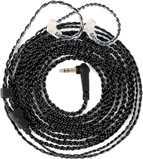 2 Meter QDC in Ear Monitor Cable CCA CRA IEM Extension Headphone Cable Cords for