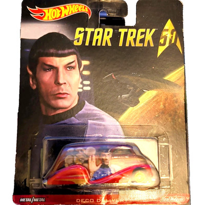 Star Trek Hot Wheels Spock 50th Anniversary 2016 Sci Fi Geschenk Geschenke Auto Spielzeug in Schachtel