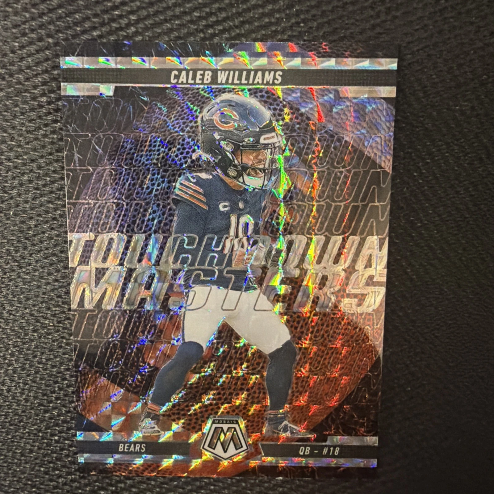 2025 Mosaic Touchdown Masters Caleb Williams #13 Reactive