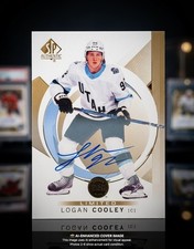 2024-25 SP Authentic Hockey #20 Logan Cooley Limited Auto Utah Mammoth