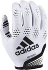 adidas Adizero 12 Adult Football Receiver Gloves | White/Black | Medium