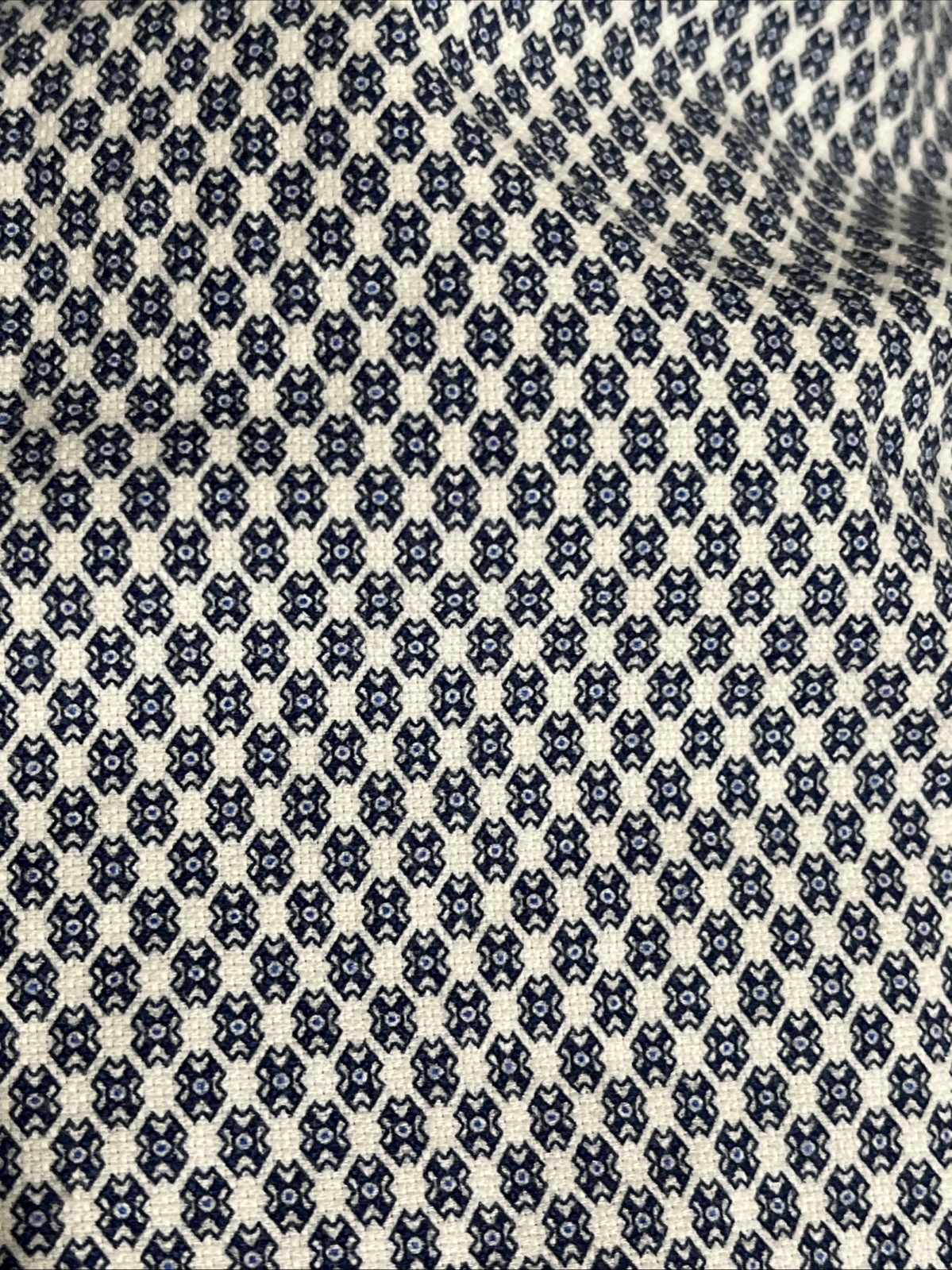 Marcello Button Down Geometric Pattern Short Mens… - image 7