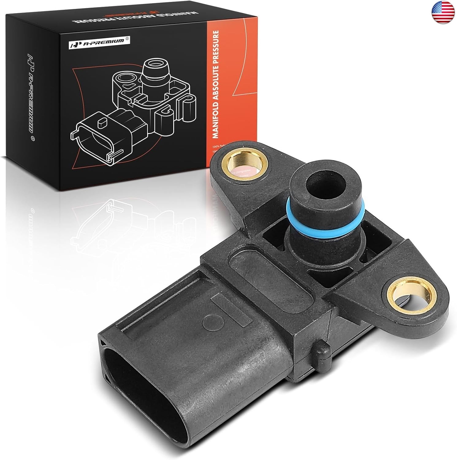 A-Premium Manifold Pressure (MAP) Sensor [3 Pins] Compatible with BMW 323i,