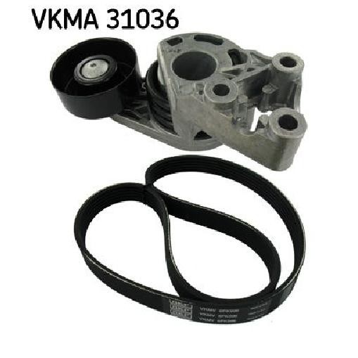 Keilrippenriemensatz FüR VW FOX 5Z 1.4 05 Bis 09 SKF BNV Neu-image